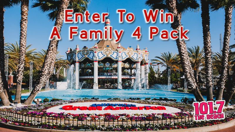 Win A Family 4-Pack To California's Great America